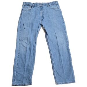 Vintage Levi's 505 Regular Fit Straight Leg Jeans Mens Size W40 L30 Light Wash